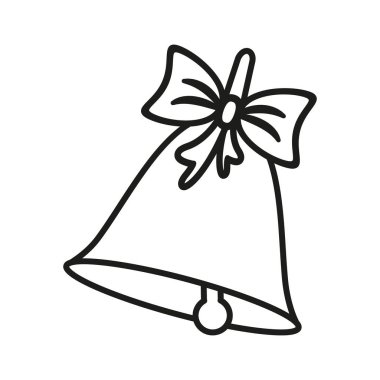 Bir Noel Bell veya okul simgeler