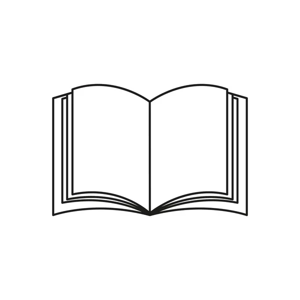 Um ícone de livro ou um e-book lido Vetores De Stock Royalty-Free