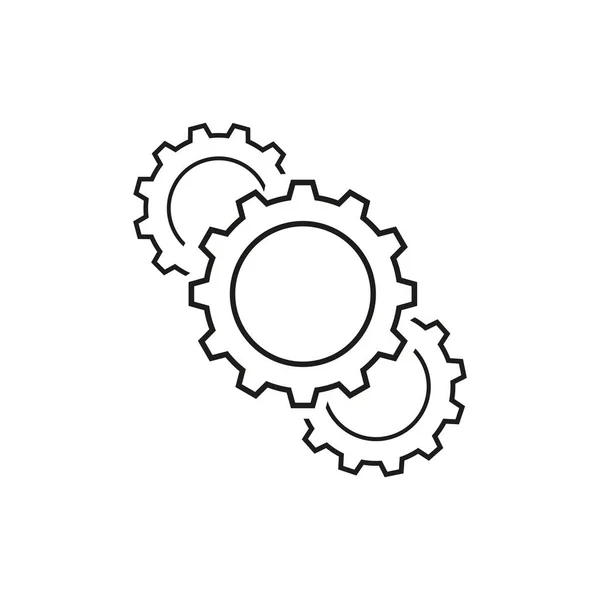 Комплект зубчатых колес оборудования бизнес-икон — стоковый вектор