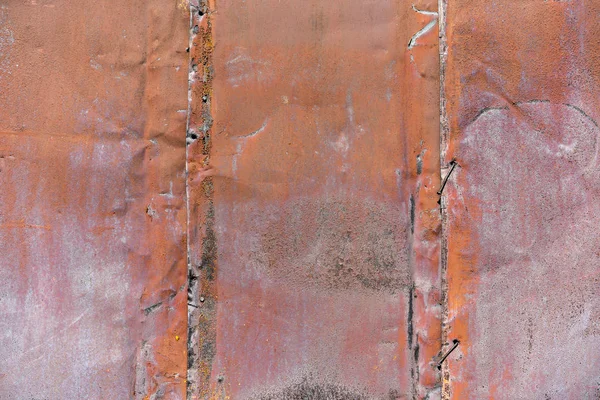 古いさびた塗装金属のバック グラウンド テクスチャー プレート — ストック写真