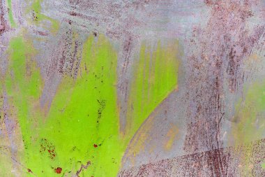 Eski paslı boyalı metal arka plan doku plaka