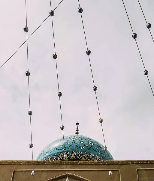 Vista a la cúpula de la mezquita Jameh en Yazd, Kerman, Irán — Foto de Stock