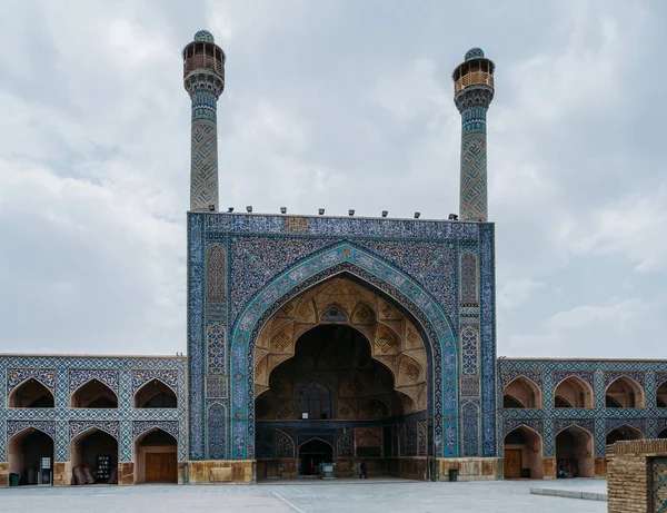 Történelmi Imam mecset Kft.-e Dzsahán tér, Ausztrália. Építési 1611-ben kezdődött, és az egyik perzsa építészet remeke az iszlám korszak — Stock Fotó