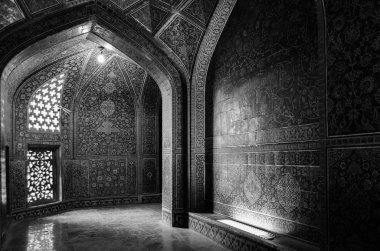 Şeyh Lütfullah Camii Naqhsh-e Cihan Meydanı Isfahan, İran'ın içinde iç gizemli geçit