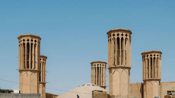 Windcatcher Tours Est Élément Architectural Persan Traditionnel Pour Créer Une — Photo