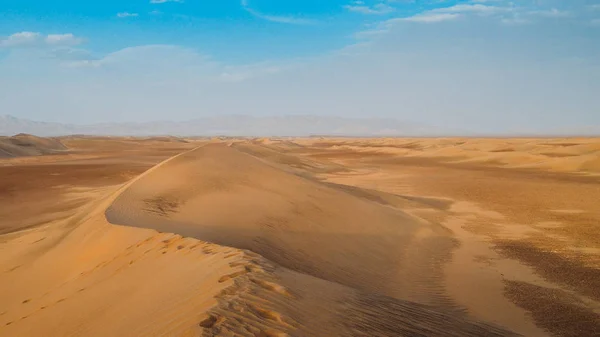 Sand Dunes Dasht Lut Large Salt Desert Located Provinces Kerman — Stock Photo, Image