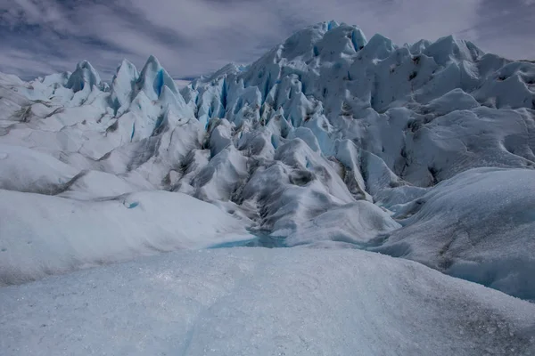 Glaciar Perito Moreno Patagonia Argentina Copiar Espacio —  Fotos de Stock