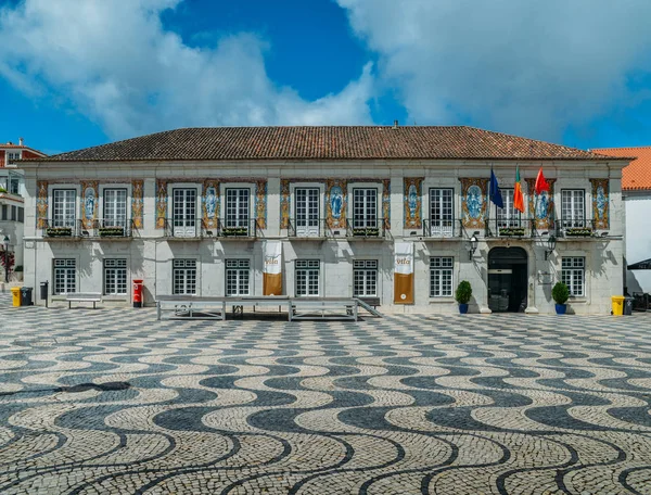 Cascais Portugal Juni 2018 Portugese Azulejos Stadhuis Van Cascais Portugal — Stockfoto