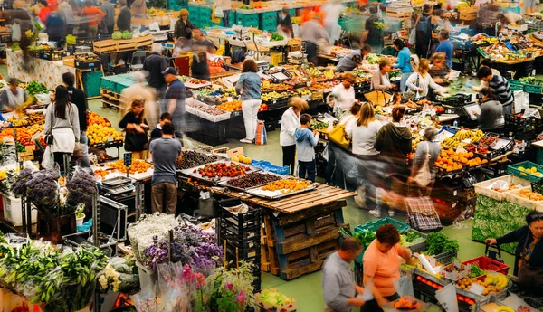 Cascais Portugal Junho 2018 Mercado Alimentar Cascais Local Ideal Para — Fotografia de Stock