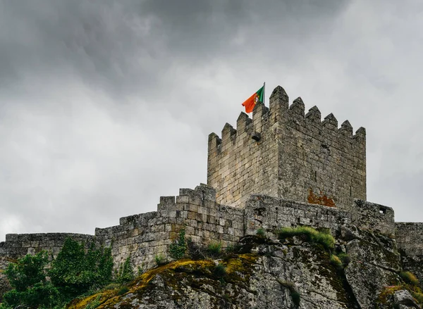 Sortelha historické horské vesnice, postavené ve středověkých hradeb, součástí Portugals historické vesnice trasy — Stock fotografie