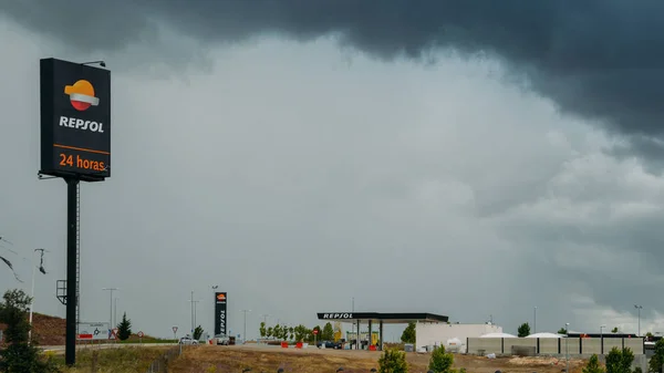 REPSOL Gasolinera en España — Foto de Stock