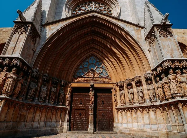 Собор Таррагона в Каталонии, Испания. Романский и готический стиль XII века — стоковое фото