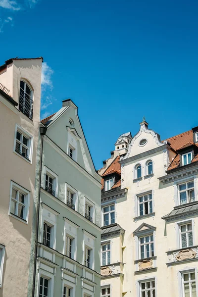 Münih'teki Bavyera binalar cephe