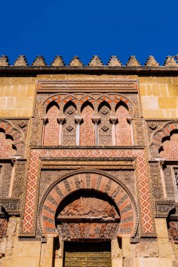 Ayrıntı cephe cami-katedral, Cordoba, Endülüs, İspanya, olarak da bilinen Endülüs