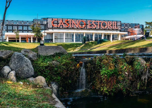 Cephe hemen dışında Lizbon Estoril City Casino Estoril. Bir Avrupa ve ilham Ian Flemings Casino Royale için en büyük casinolar
