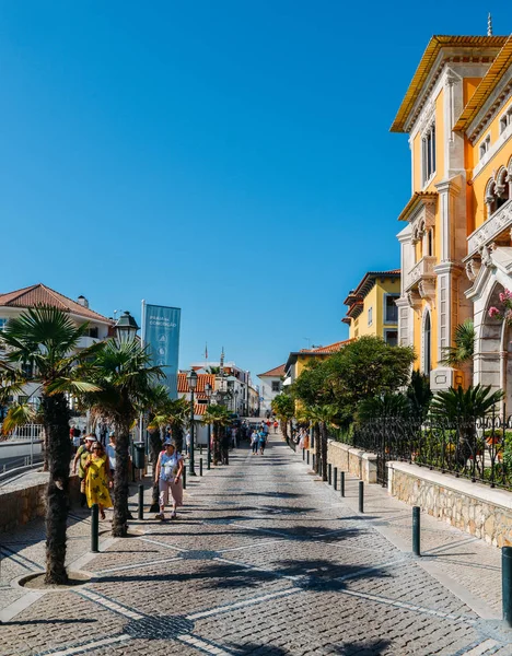 Fachada de Casa L. Perestrelo de Vasconcelos, construida a principios del siglo XX como un típico palacio portugués con rasgos neomanuelinos — Foto de Stock