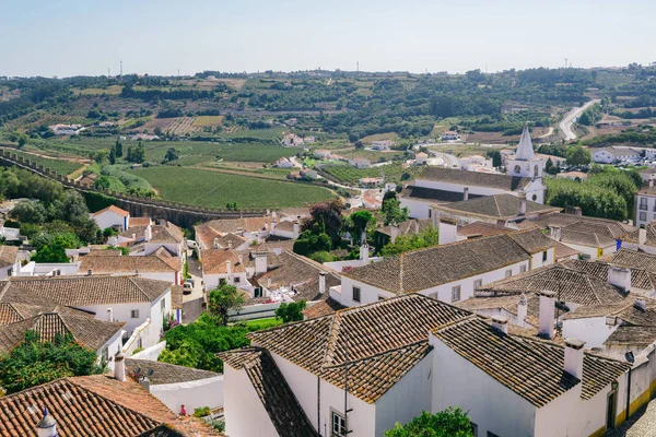 Fortified city of Obidos, Oeste, Leiria District, Portugal, Europe — Stock Image Fortified city of Obidos, Oeste, Leiria District, Portugal, Europe Stock Image