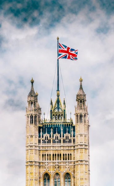 Londra Victoria Tower, Palazzo di Westminster, Regno Unito — Foto Stock
