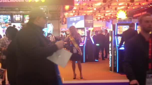 Ice london london total gaming am 6. feb 2019 — Stockvideo