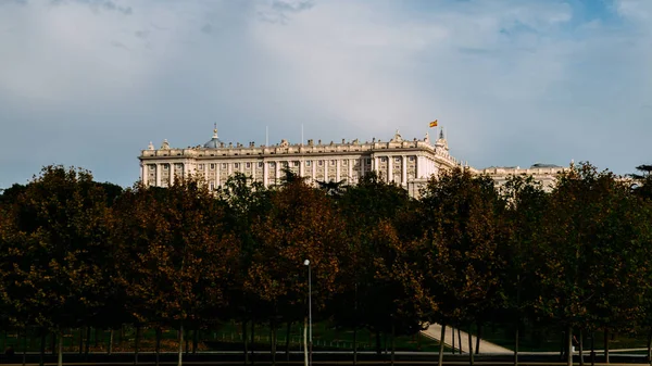 The Royal Palace. Palacio de Oriente, Madrid landmark — Stock Photo, Image