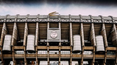Madrid, İspanya 'dan Santiago Bernabeu Stadyumu