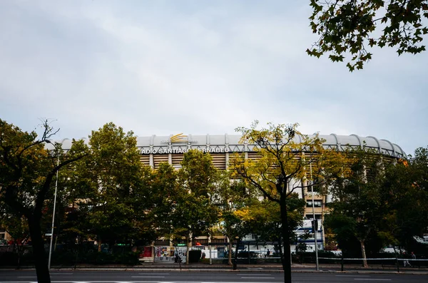 西班牙马德里皇家马德里的圣地亚哥 · 伯纳乌体育场 — 图库照片