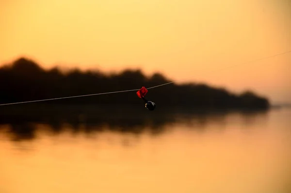 Campana Alarma Para Pesca Nocturna — Foto de Stock