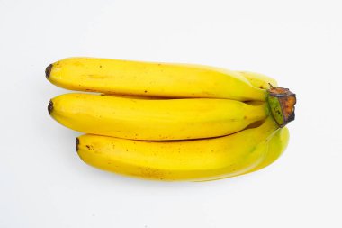 Beyaz arkaplanda muz