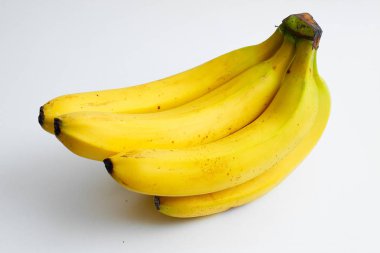 Beyaz arkaplanda muz