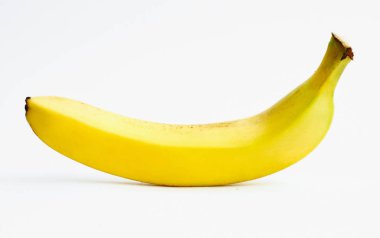 Beyaz arkaplanda muz