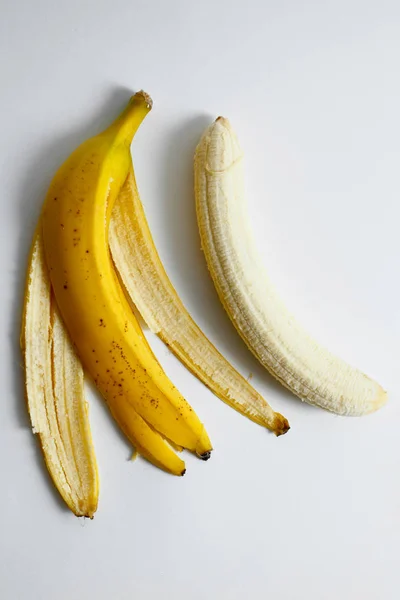 Banana White Background — Stock Photo, Image