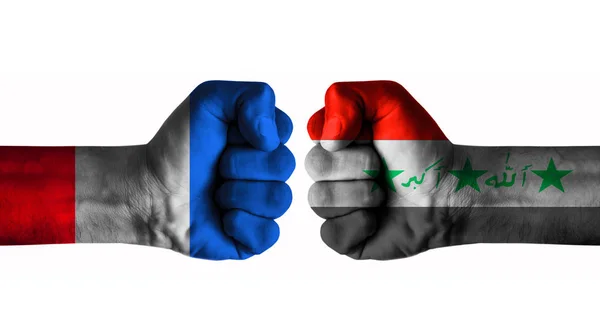France Iraq Concept — Stock Photo, Image