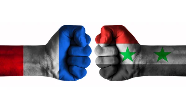 France Syria Concept — Stock Photo, Image