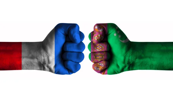 Concept France Turkménistan — Photo