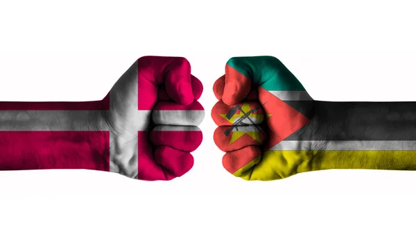 Дания Против Мозамбика — стоковое фото