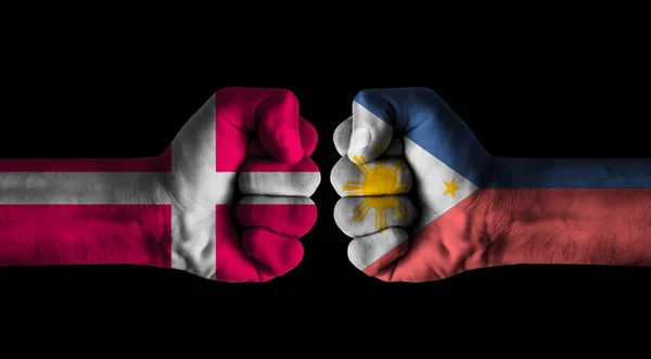 Dánsko Koncepce Filipín — Stock fotografie