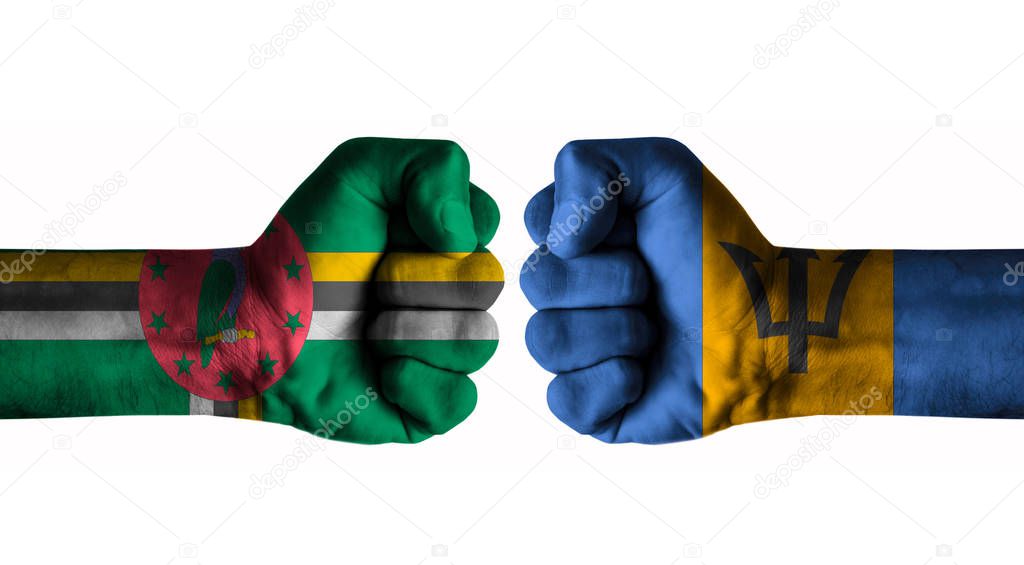 Dominica vs Barbados concept