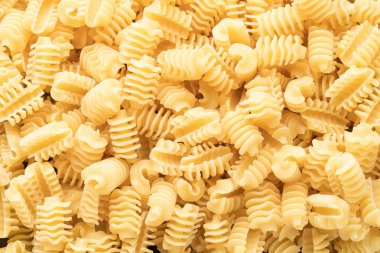 Kuru ham dağınık makarna doku arka planı için