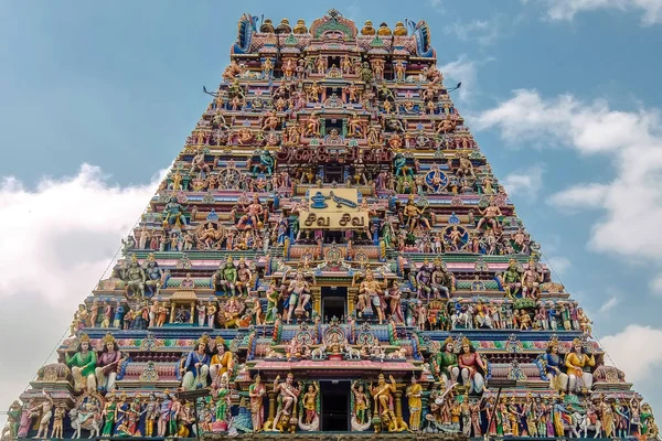 Chennai Índia Dezembro 2017 Vista Templo Arulmigu Kapaleeswarar Chennai — Fotografia de Stock