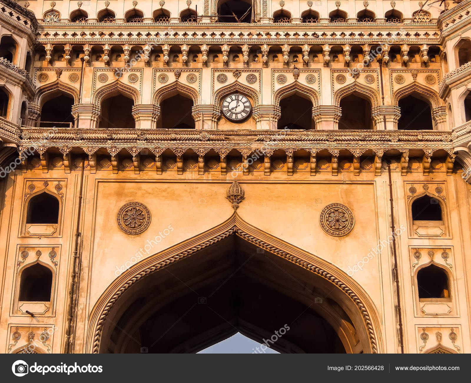 Architecture Charminar Four Minarets Constructed 1591 Monument Mosque Located Hyderabad — Stock Photo