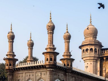 Mekke Mescidi Hyderabad, Telangana, Hindistan bulunan görünümünü.