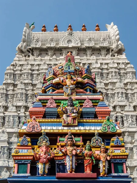 Tiruvannamalai India Circa Enero 2018 Arquitectura Del Templo Annamalaiyar Tiruvannamalai — Foto de Stock