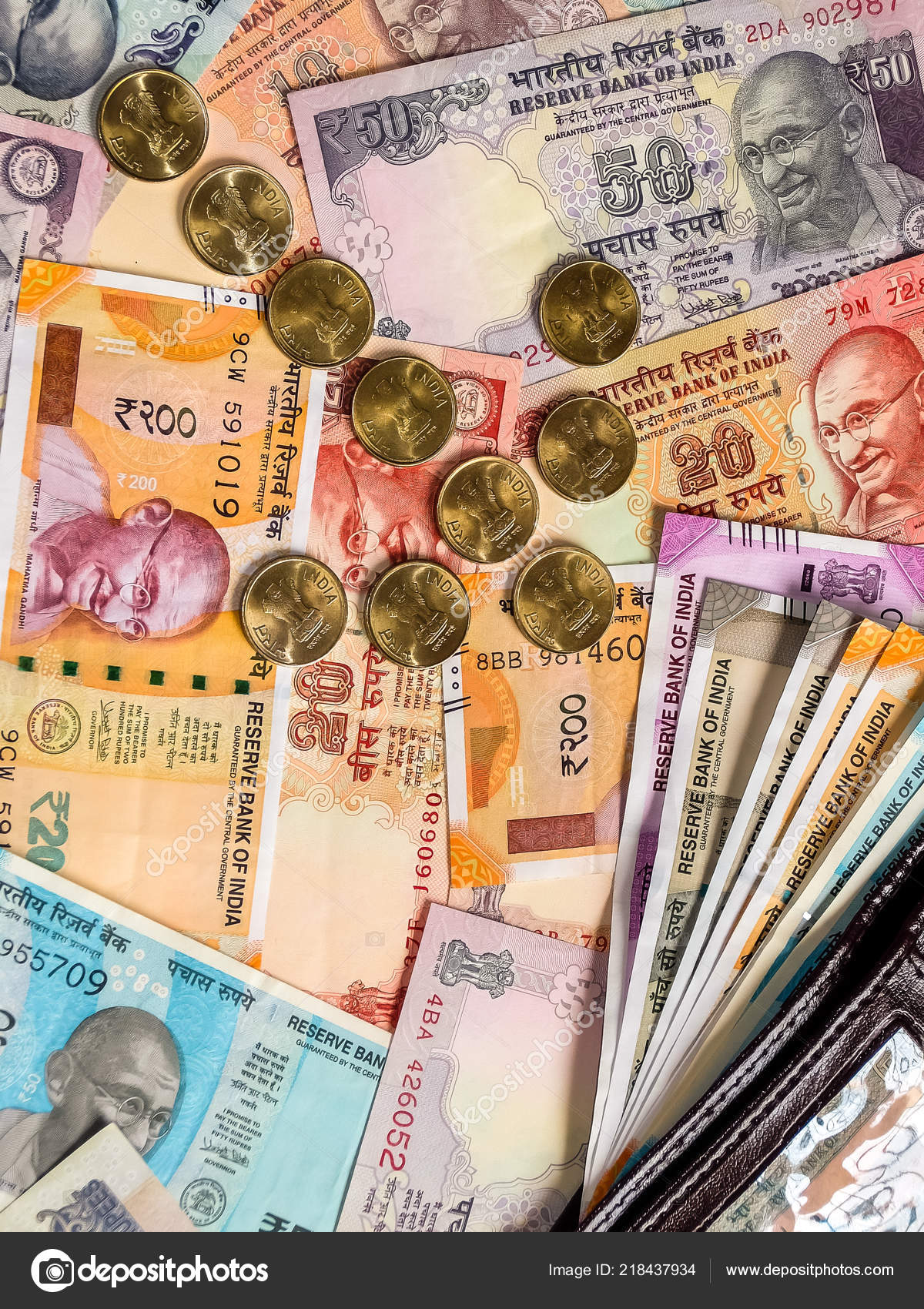 wallet indian currency 100