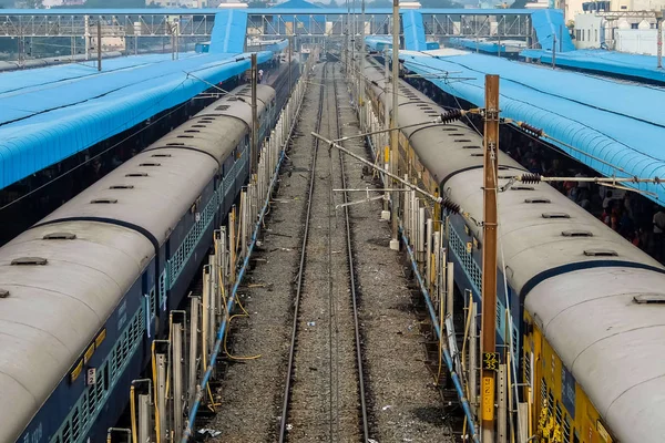 Tirupati India Circa Enero 2018 Vista Estación Tren Tirupati — Foto de Stock