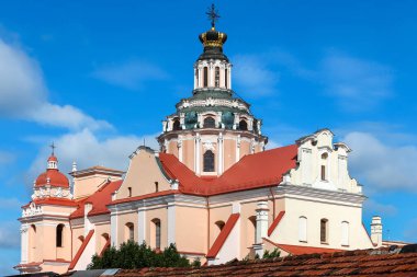Vilnius, Litvanya - Ağustos, 2018 yaklaşık. Kilise St. Casimir Vilnius, Litvanya.