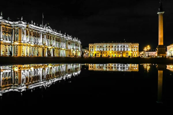 São Petersburgo Rússia Por Volta Outubro 2018 Vista Coluna Alexander — Fotografia de Stock