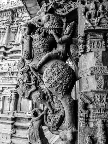 ヴェールール インド 2018 ヴェールールのスリ Jalakandeswarar 寺院の眺め アーキテクチャの詳細 — ストック写真