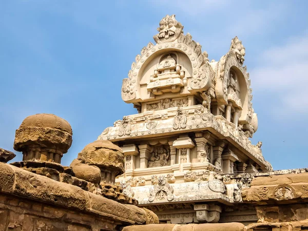 Kanchipuram Índia Por Volta Janeiro 2018 Vista Templo Kailasanathar Kanchipuram — Fotografia de Stock