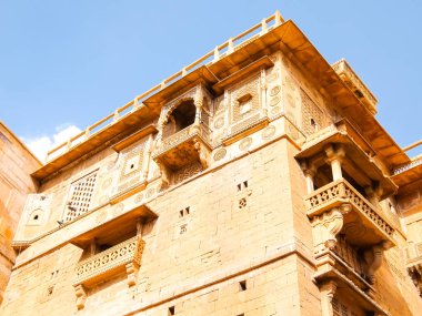 Mimari Jaisalmer fort, Jaisalmer, Rajasthan, Hindistan.