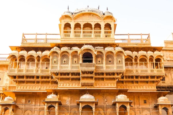 印度拉贾斯坦邦 Jaisalmer 要塞的建筑 — 图库照片